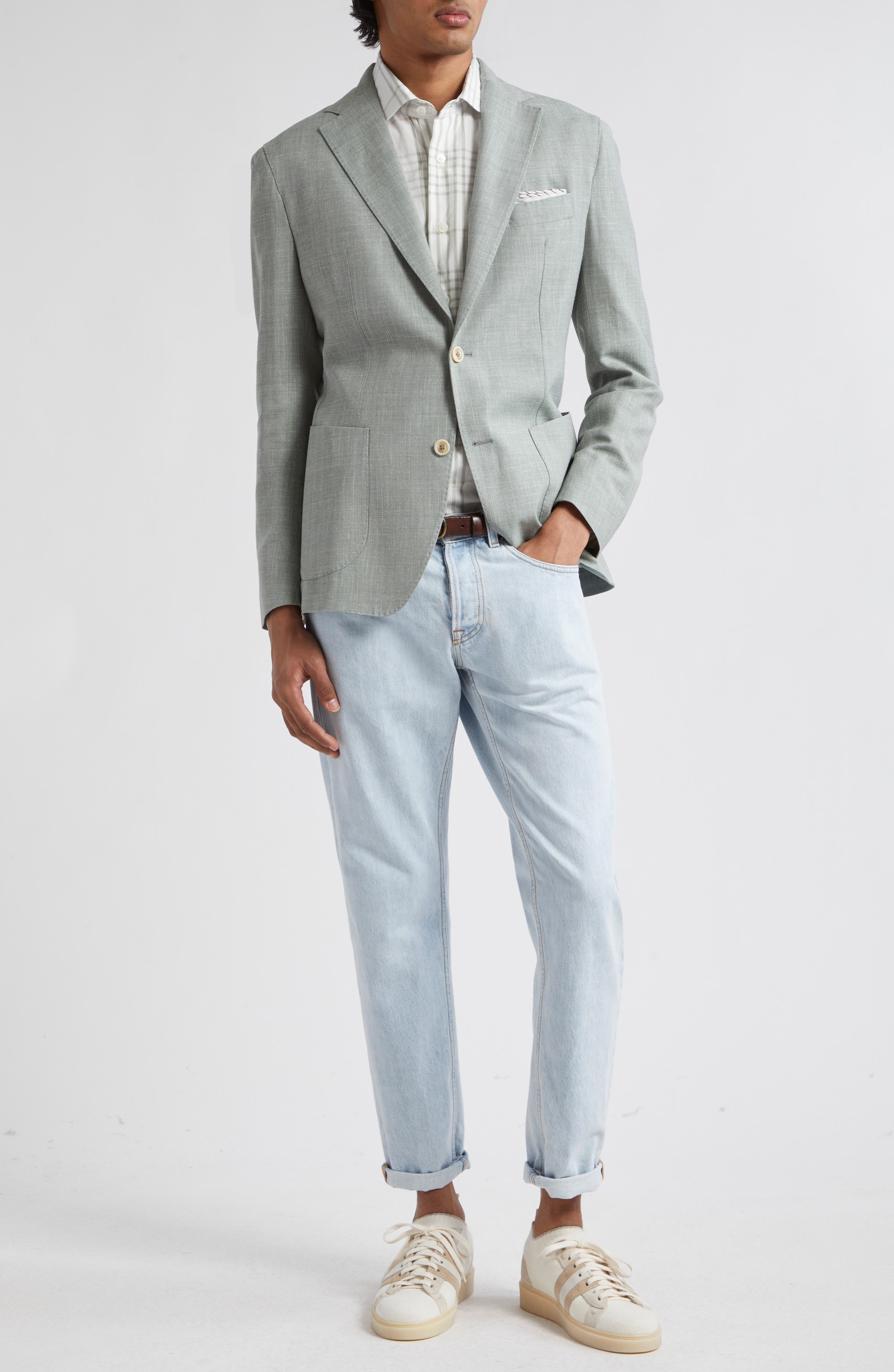 Wool Blend Blazer - image 2