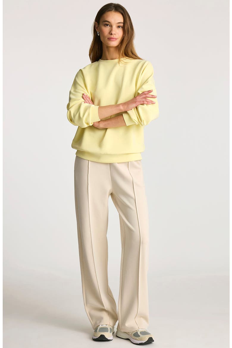 Lemon Oversize Sweatshirt, Alternate, color, LEMON MERINGUE