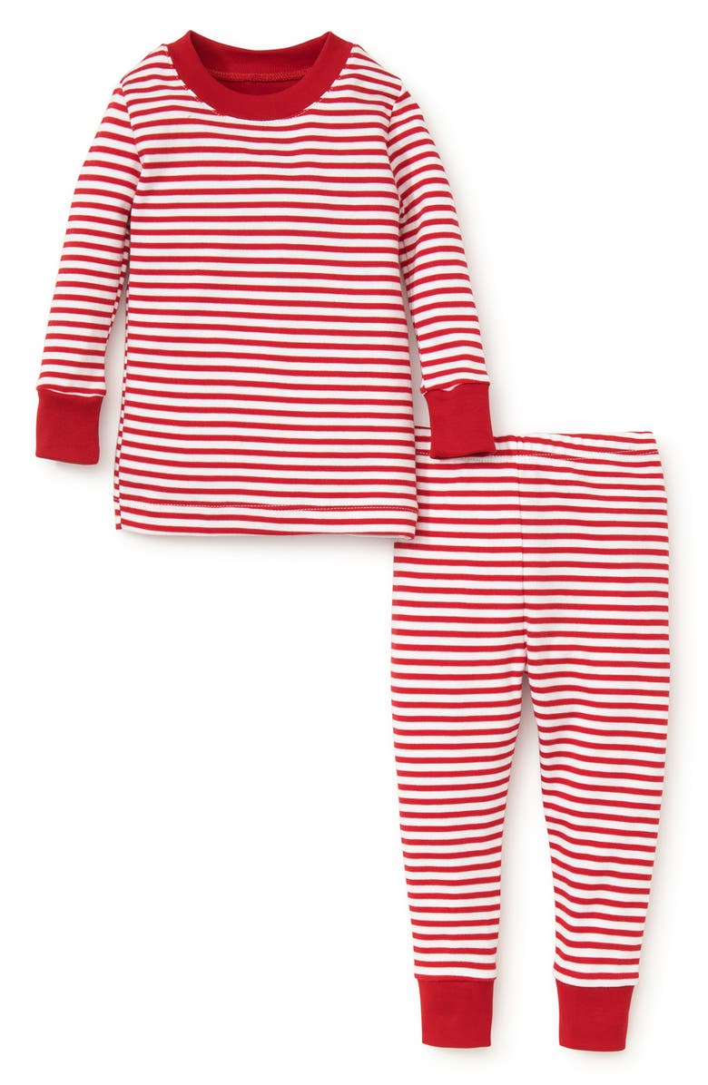 Kissy Kissy Fitted Two-Piece Pajamas, Main, color, 