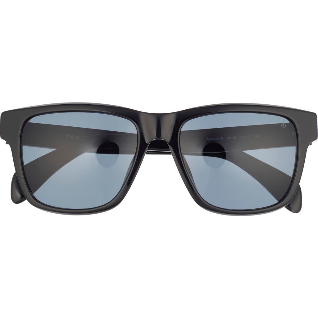 Rag & Bone 54mm Rectangular Sunglasses In Blue