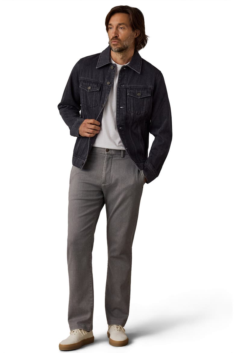 High Ridge Twill Trucker Jacket, Alternate, color, WASHED CHARCOAL