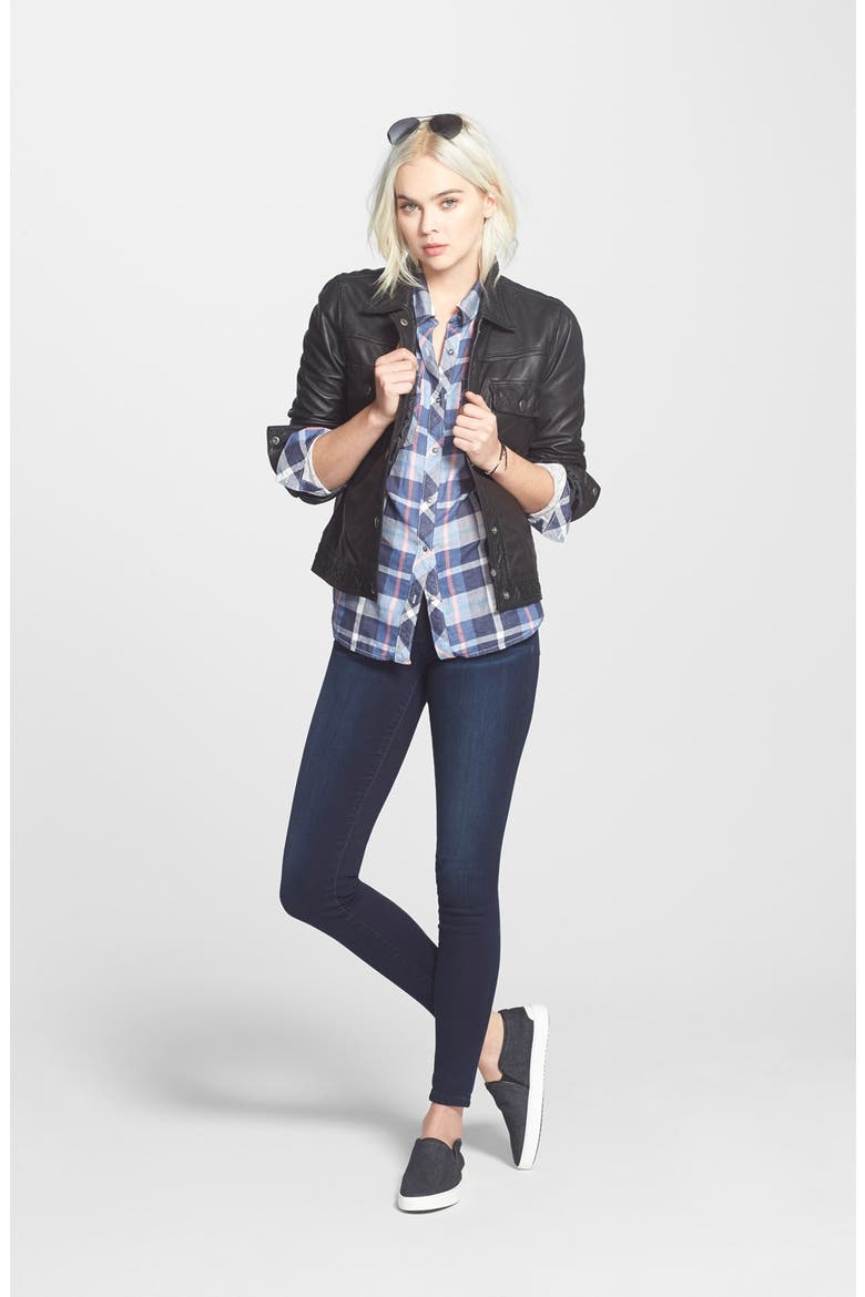 'Flawless - Honey' Curvy Skinny Jeans (Nordstrom Exclusive), Alternate, color, FRANKIE