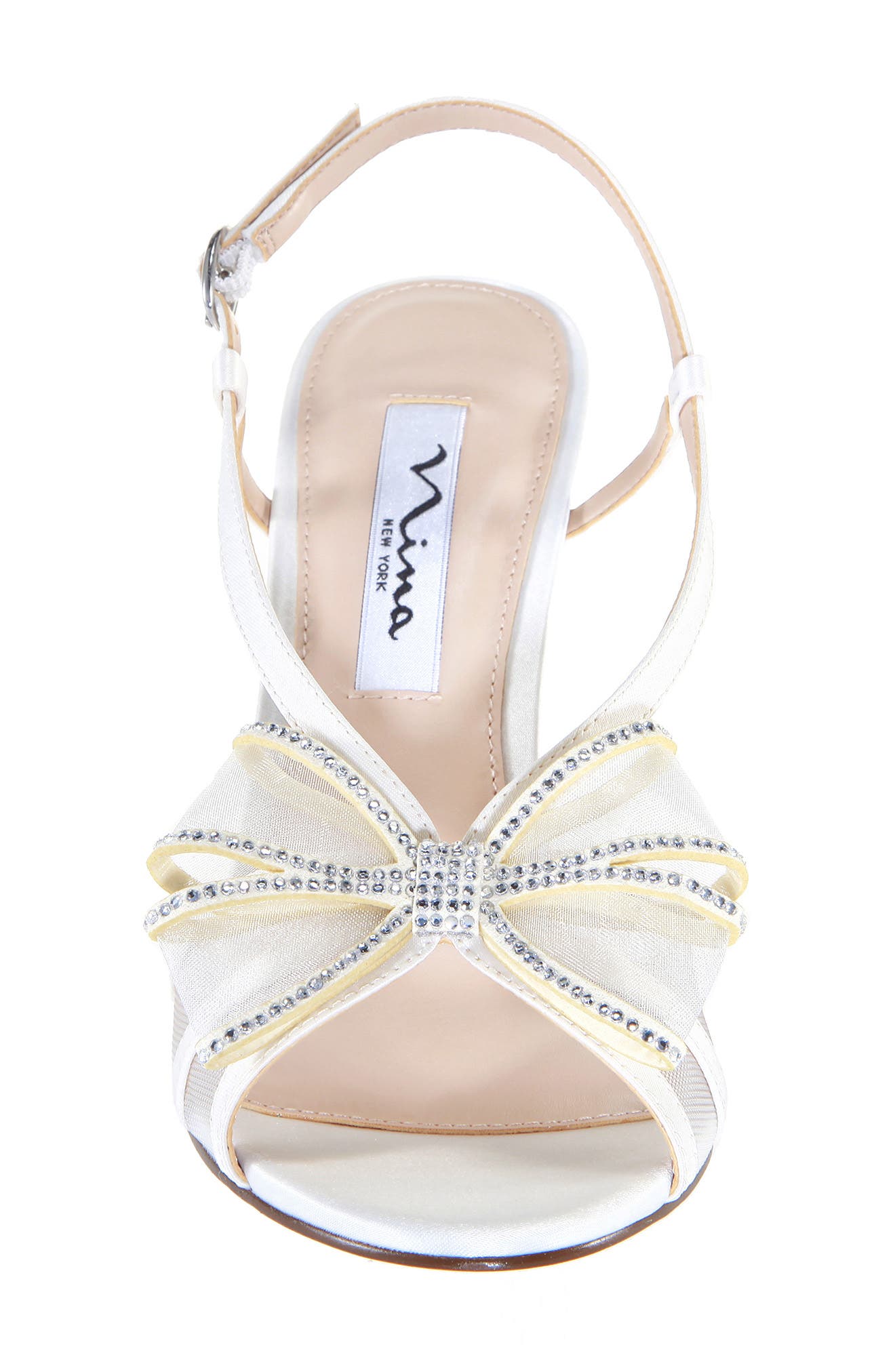 Valecia Sandal, Alternate, color, IVORY CRYSTAL SATIN