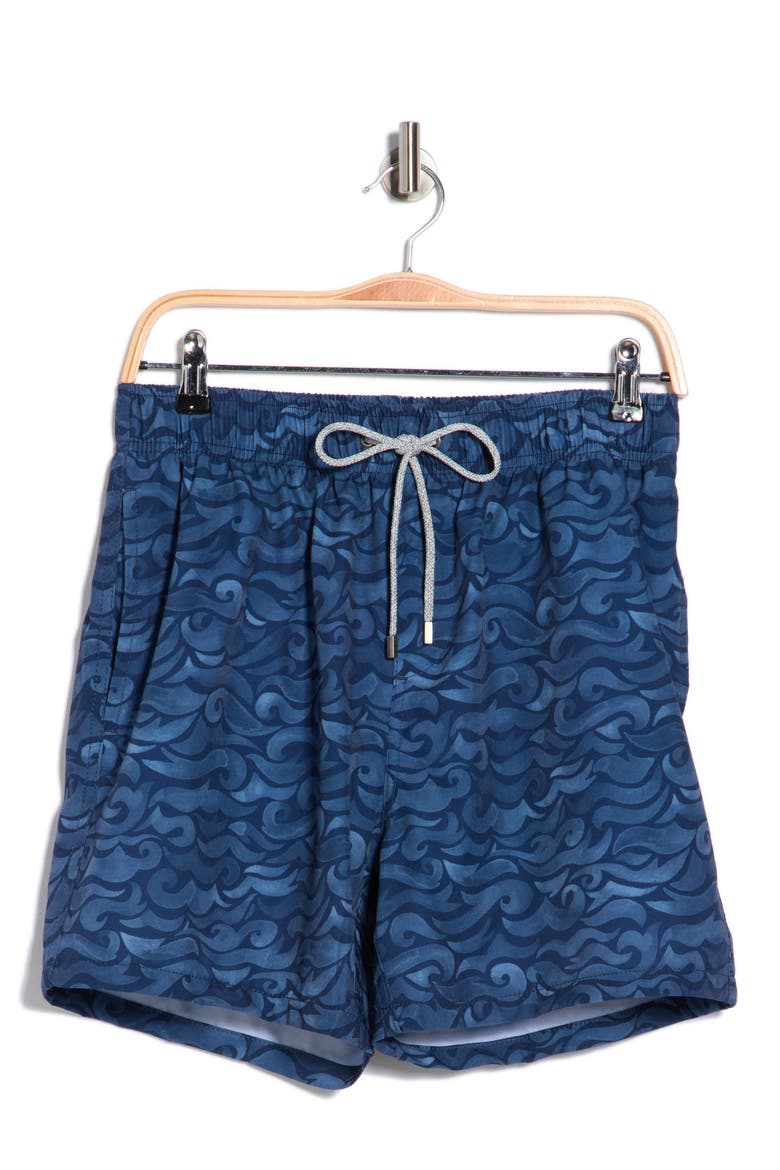 4-Way Stretch Volley Swim Trunks, Alternate, color, NAVY