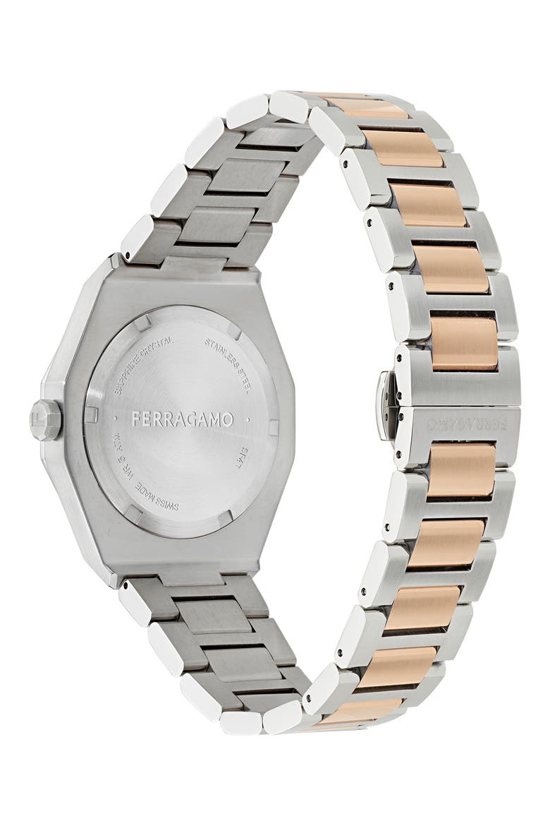 Edge Two-Tone Bracelet Watch, 40mm, Alternate, color, TWO TONE
