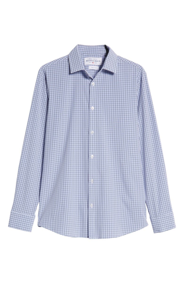 Mizzen+Main Estes Check Performance Shirt, Alternate, color, 