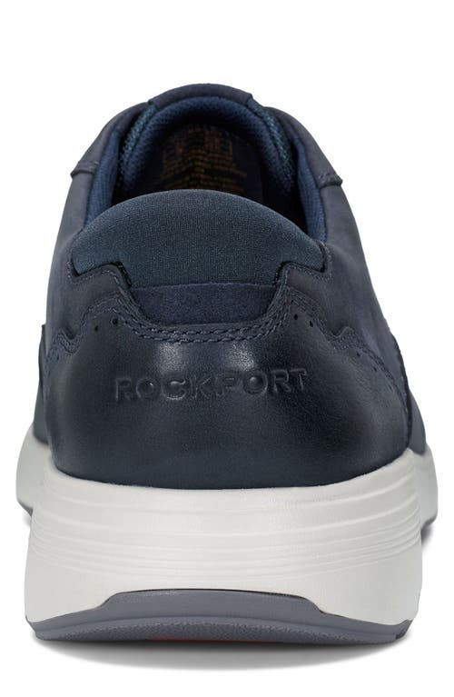 Rockport Noah Plain Toe Derby In Dark Blue
