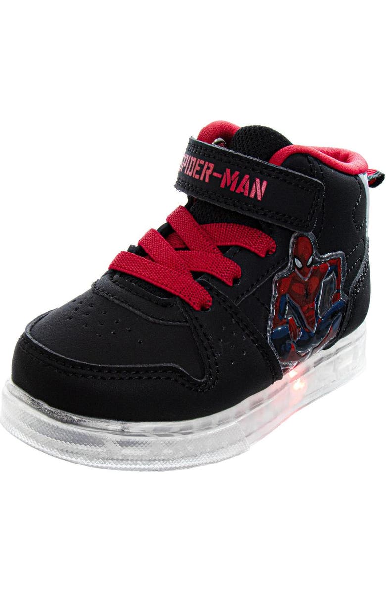 Spider-Man Spiderman Sneaker Toddler /Little Kid, Main, color, Black Red