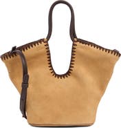 Sam Edelman Lynn Whipstitch Suede Tote Bag
