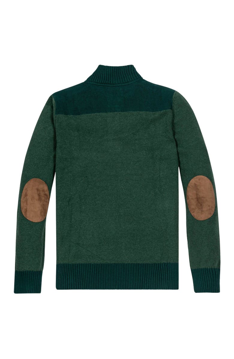 Hope & Henry Men's Organic Contrast Sweater with Elbow Patches, Alternate, color, 