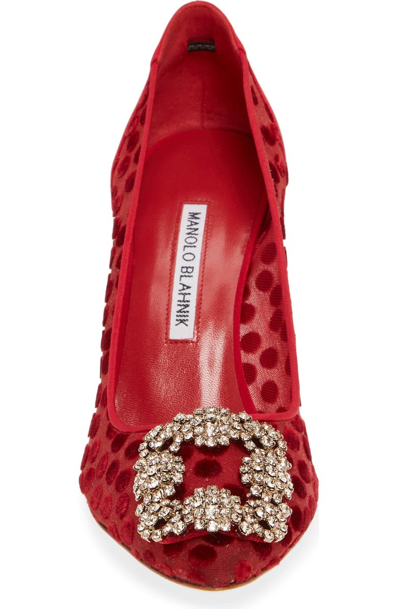 Manolo Blahnik Hangisi Pointed Toe Pump, Alternate, color,