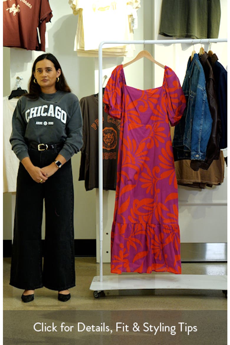 Arona Floral Xena Cotton Maxi Dress video