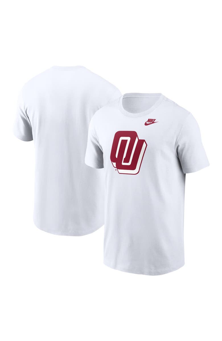 Nike Men's Nike White Oklahoma Sooners Primetime Alternate Logo T-Shirt, Alternate, color, White