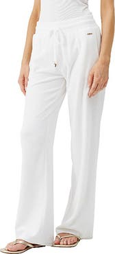 Melissa Odabash Betty Cotton Blend Terry Cover-Up Pants