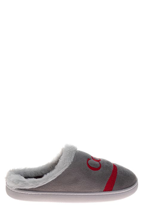 Diet Coke® Faux Fur Trim Slipper (Men)