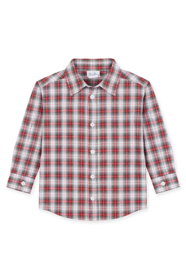 Plaid Button Down Shirt, Main, color, Red Multi Plaid