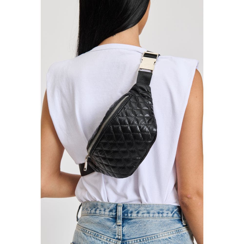 Ariana Belt Bag, Alternate, color, Black