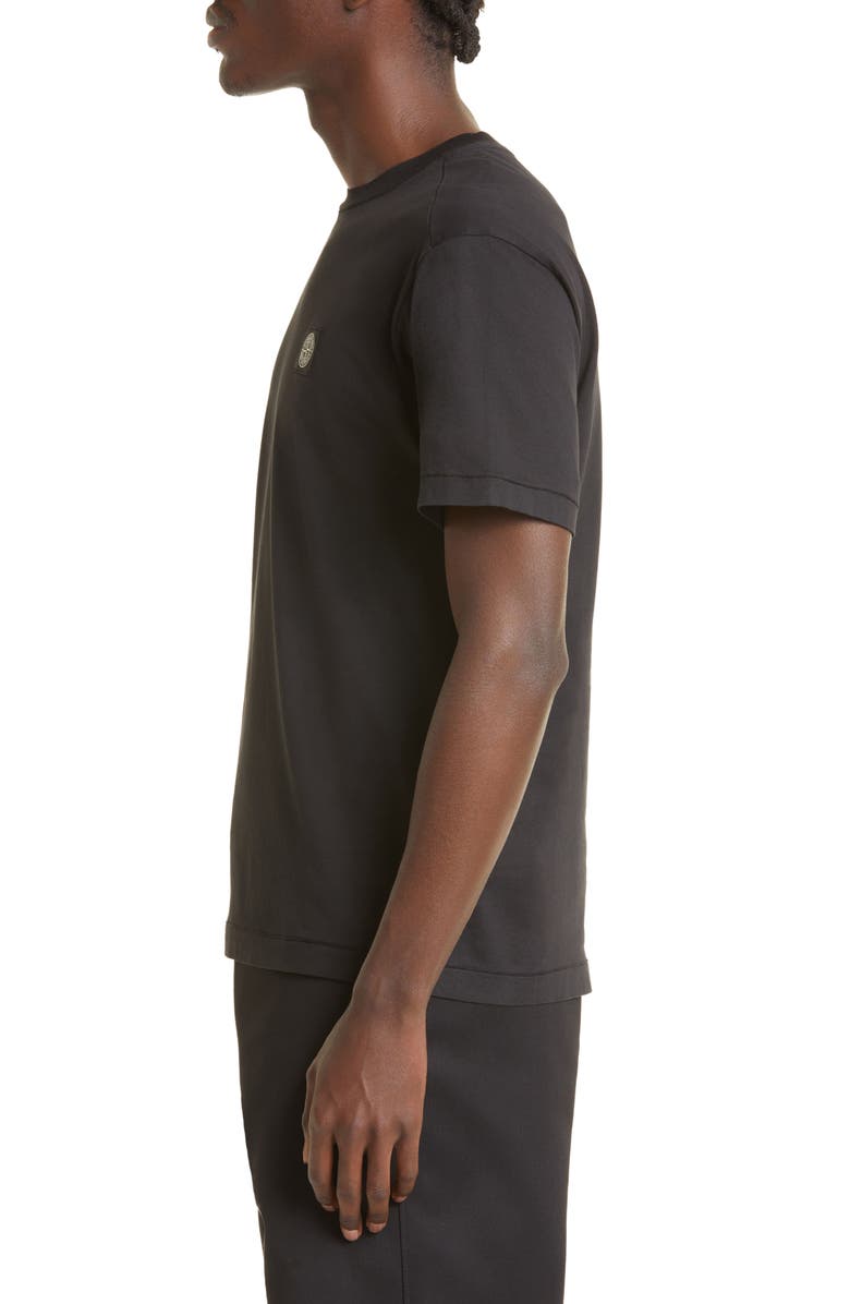 Stone Island Logo Patch Cotton T-Shirt, Alternate, color, 