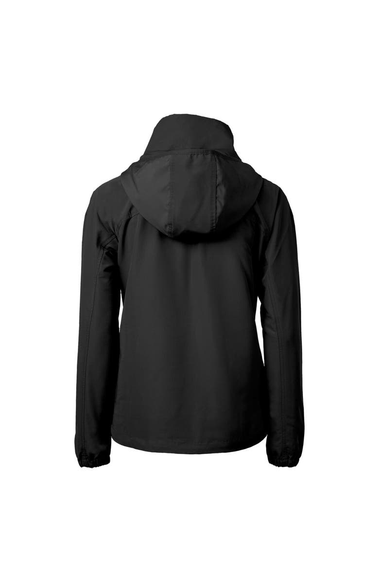 Cutter & Buck Women's Cutter & Buck  Black Oklahoma Sooners Charter Eco Recycled Half-Zip Anorak Jacket, Alternate, color, 