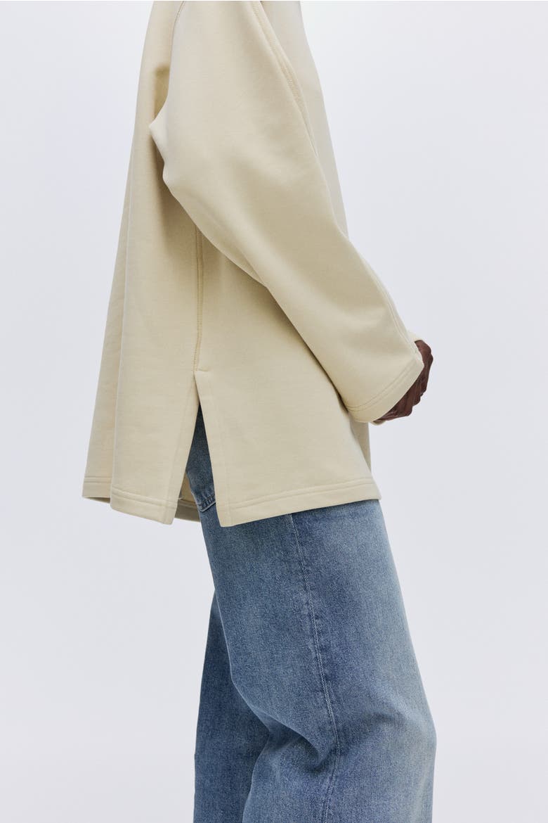Text-motif Sweatshirt, Alternate, color, Light yellow/Atelier