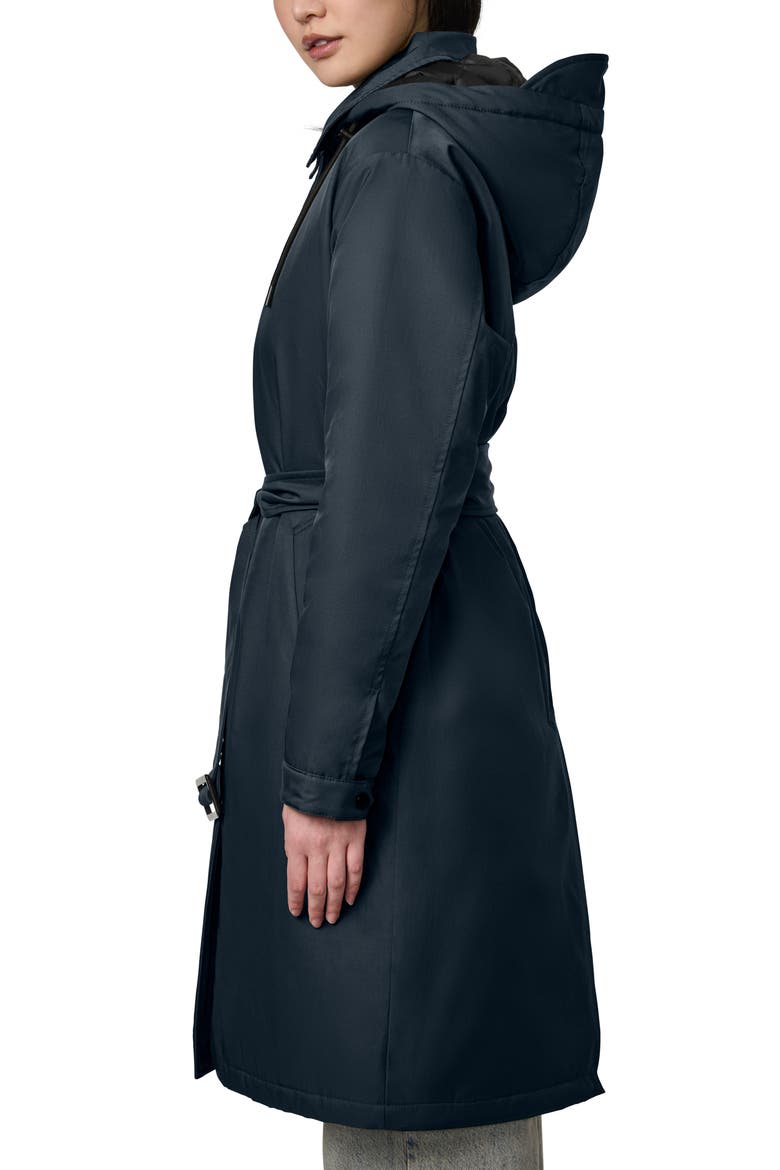 Hooded Raincoat, Alternate, color, NAVY