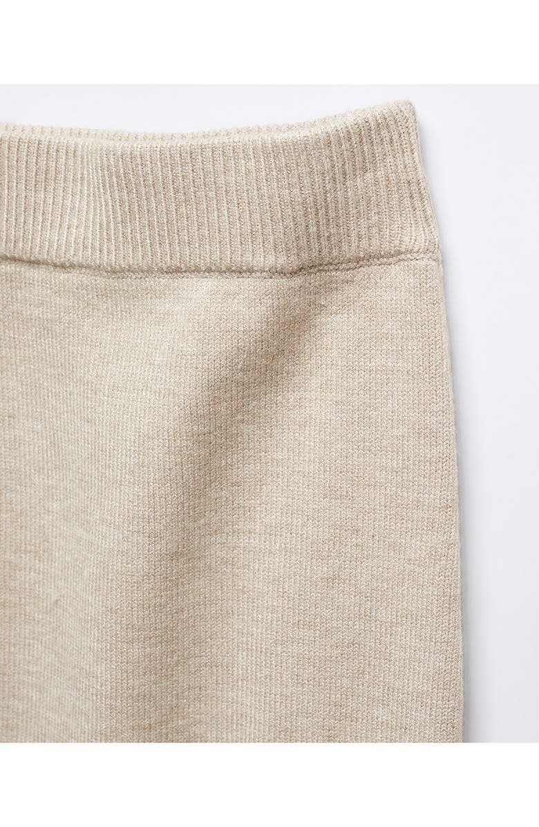 MANGO Rib Midi Sweater Skirt, Alternate, color, 