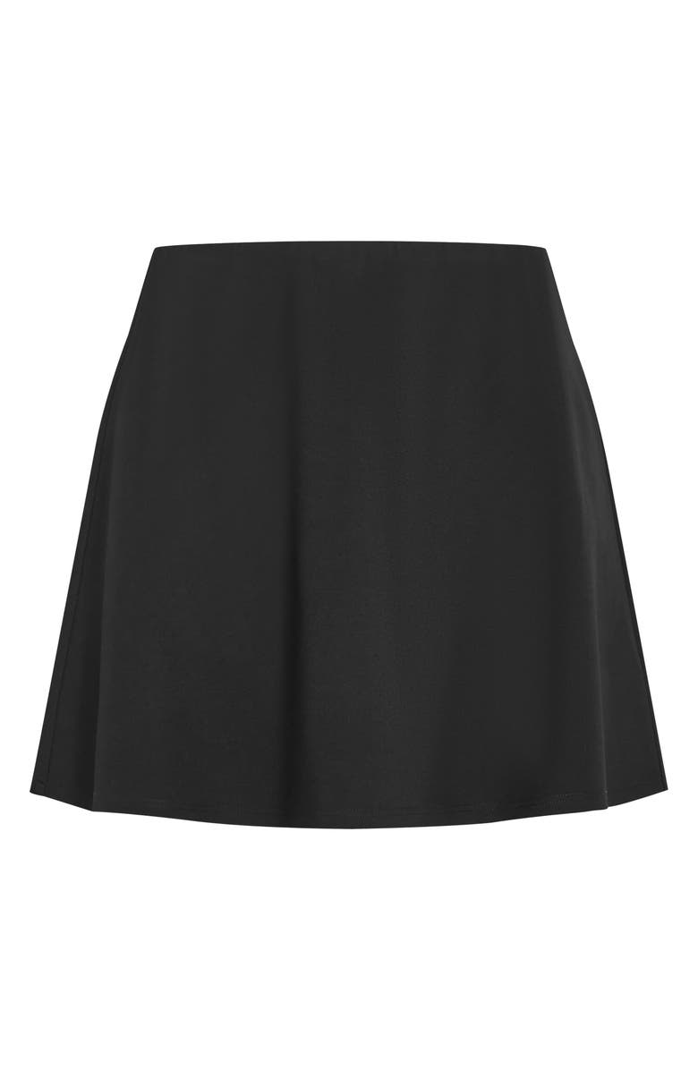 City Chic Peytonn A-Line Stretch Ponte Miniskirt, Alternate, color, 