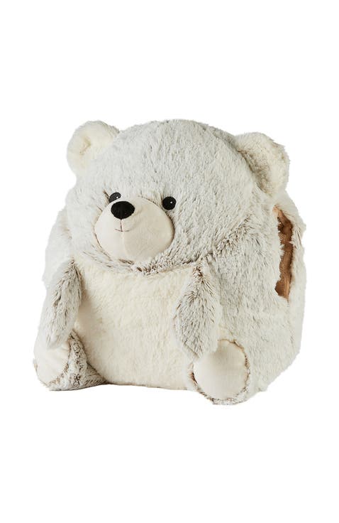 Supersized Bear Hand Warmer Plush Toy