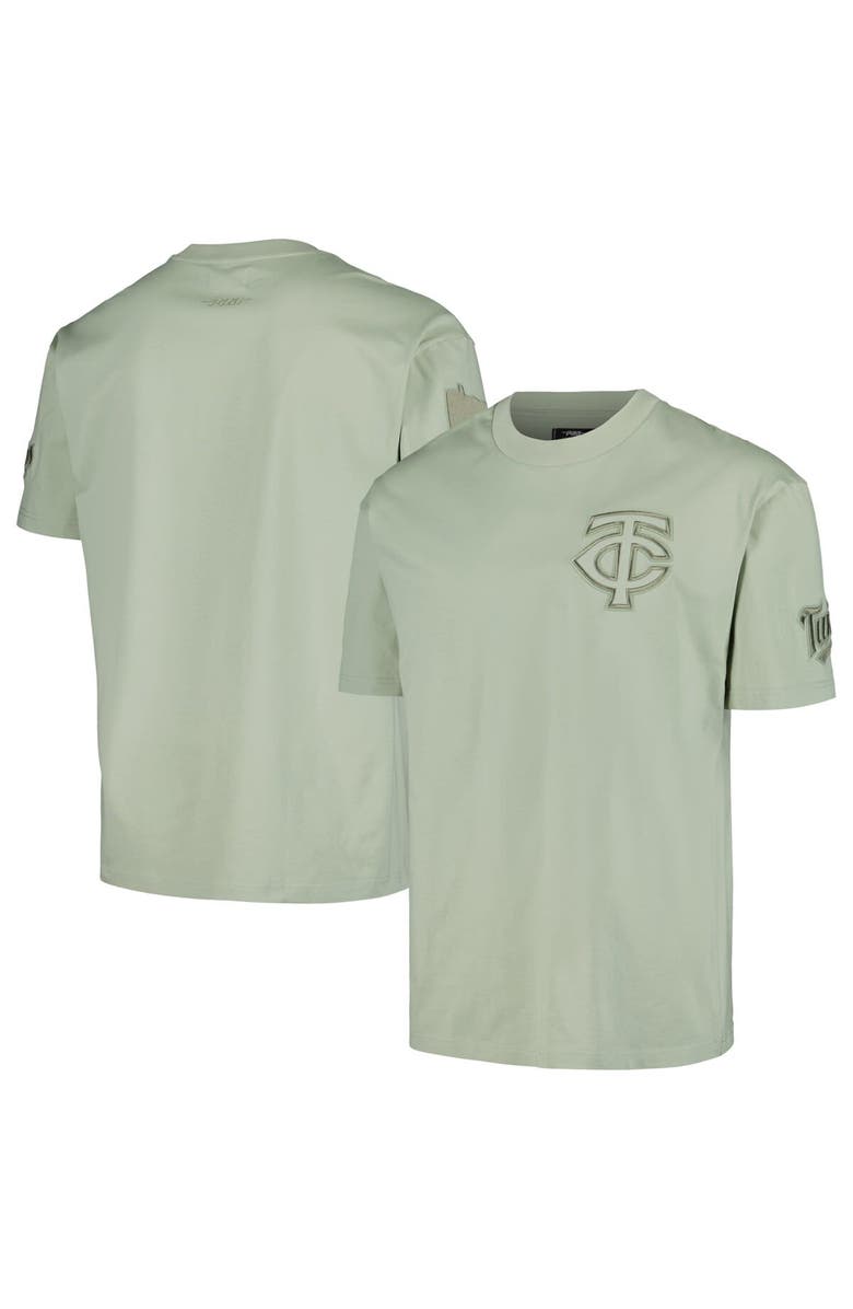 PRO STANDARD Men's Pro Standard Mint Minnesota Twins Neutral CJ Dropped Shoulders T-Shirt, Main, color, Mint