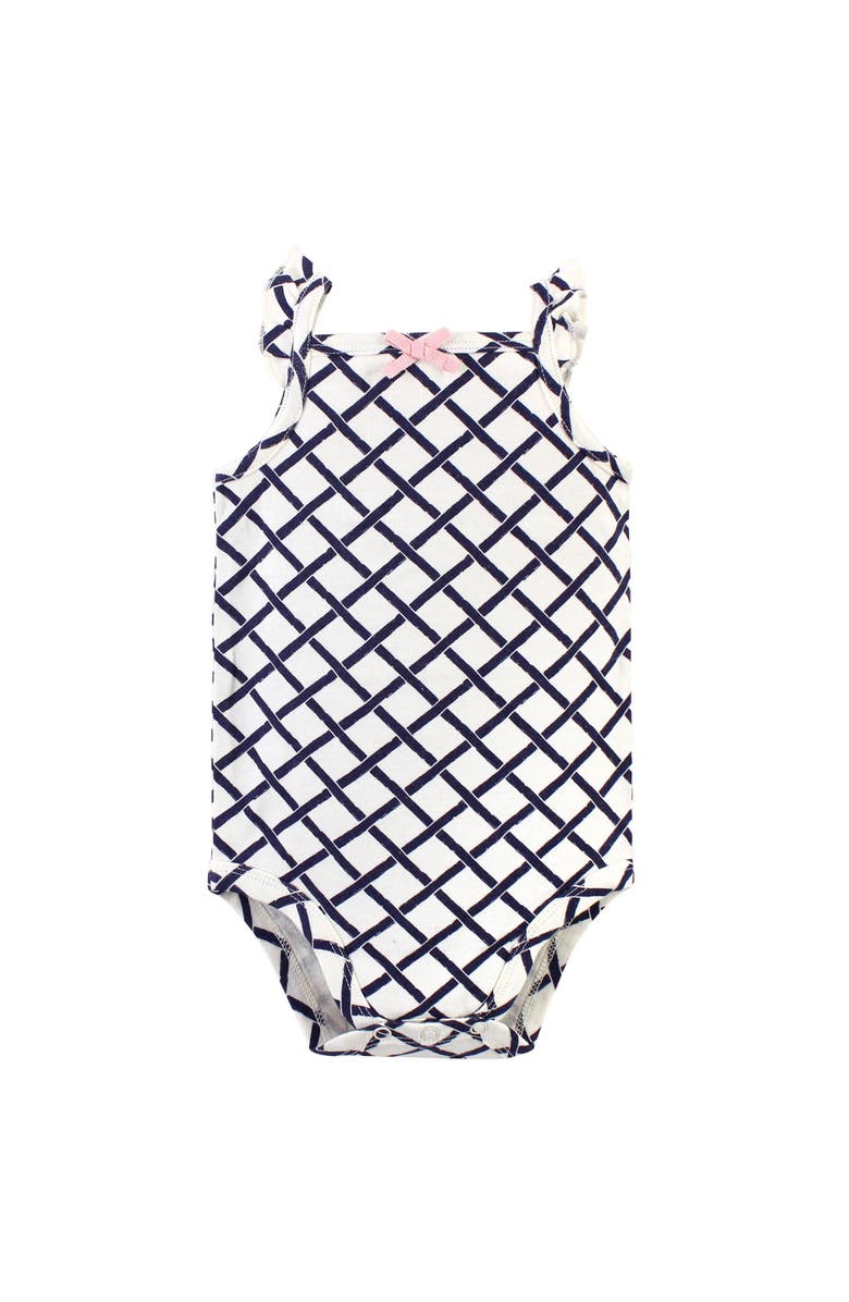 Touched by Nature 5Pk Organic Sleeveless Bodysuits, Alternate, color, Bright Butterflies