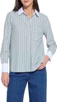 Lysse Stripe Button-Up Shirt