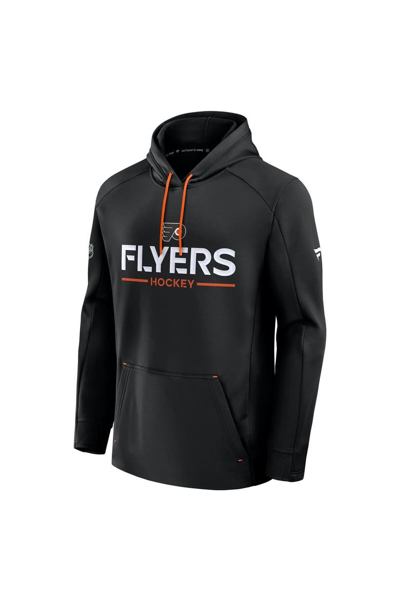Men's Fanatics Black Philadelphia Flyers Authentic Pro Rink Hoodie, Alternate, color, Black