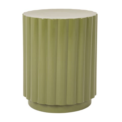 High-Gloss Accent End Table