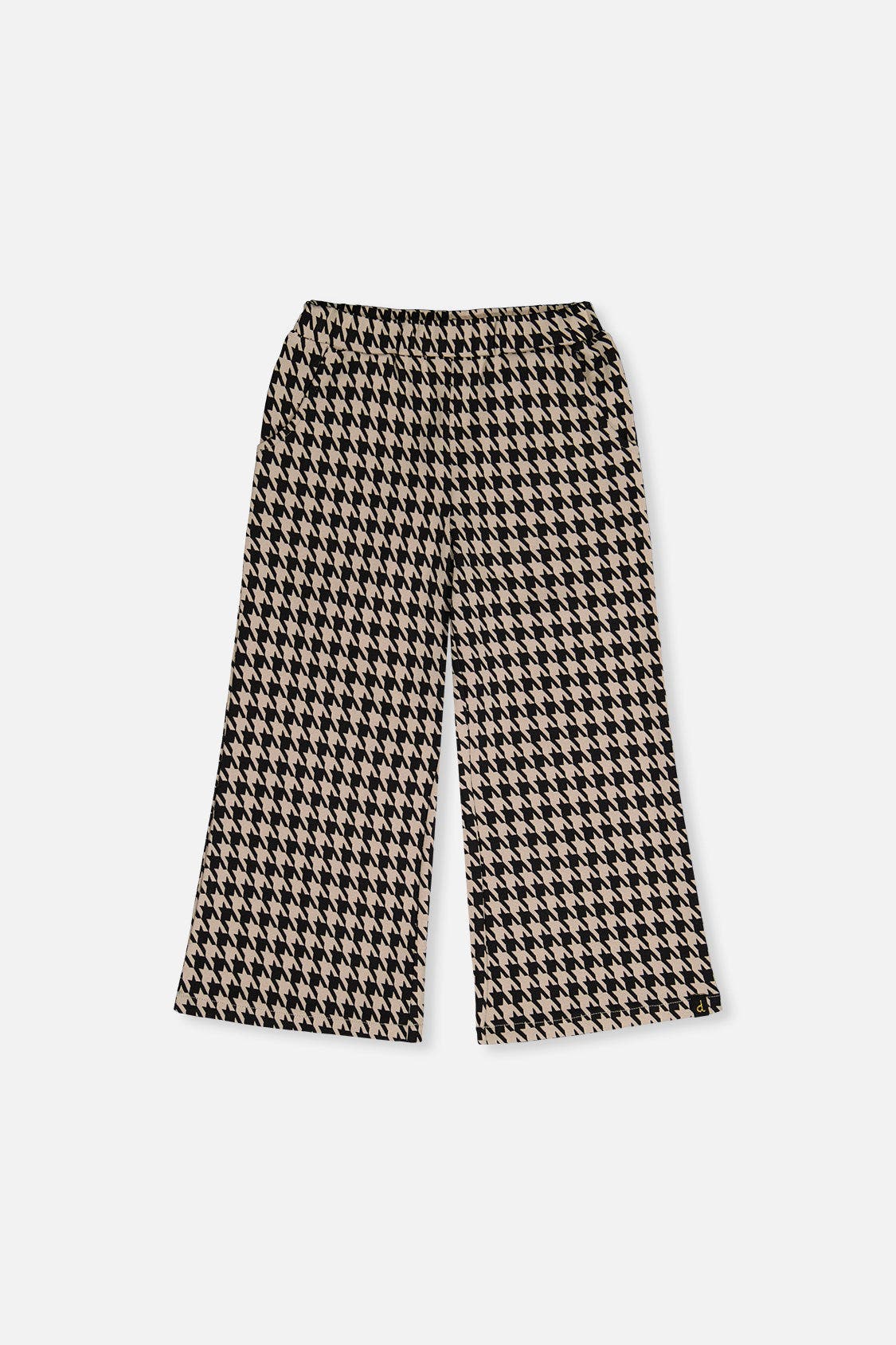 selected Black and Beige Houndstooth