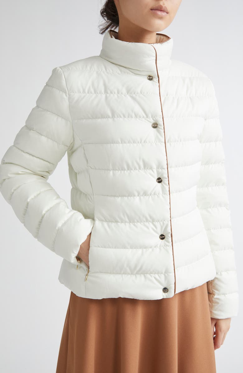 Herno Arendelle Down Puffer Jacket, Alternate, color, Bianco