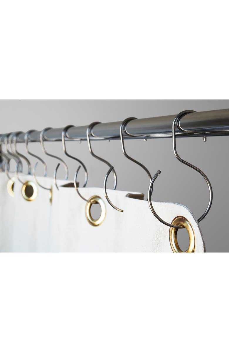 Quiet Town Set of 12 Shower Curtain Hooks, Alternate, color,