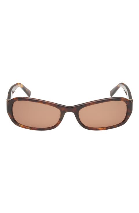 55mm Rectangular Sunglasses