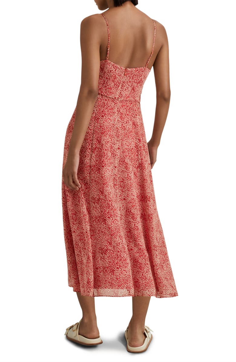 Reiss Olivia Tie Waist Maxi Dress, Alternate, color, 