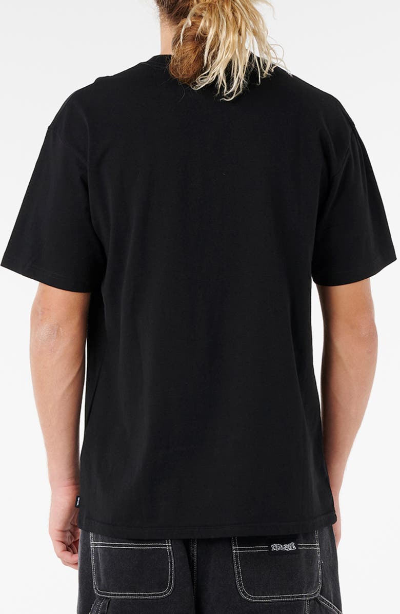 Rip Curl Archive Goth Embroidery T-Shirt, Alternate, color, Black