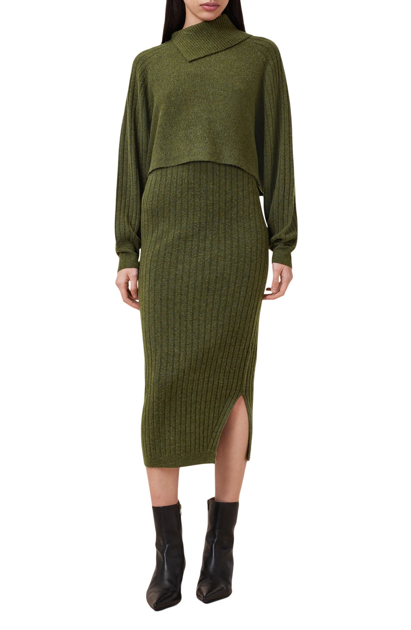AllSaints Margetta Long Sleeve Sweater & Dress Set