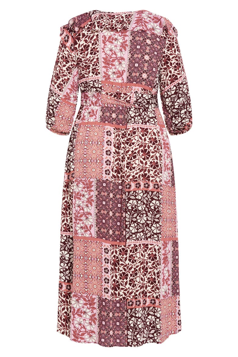 Romina Print Long Sleeve Maxi Dress, Alternate, color, PRINT