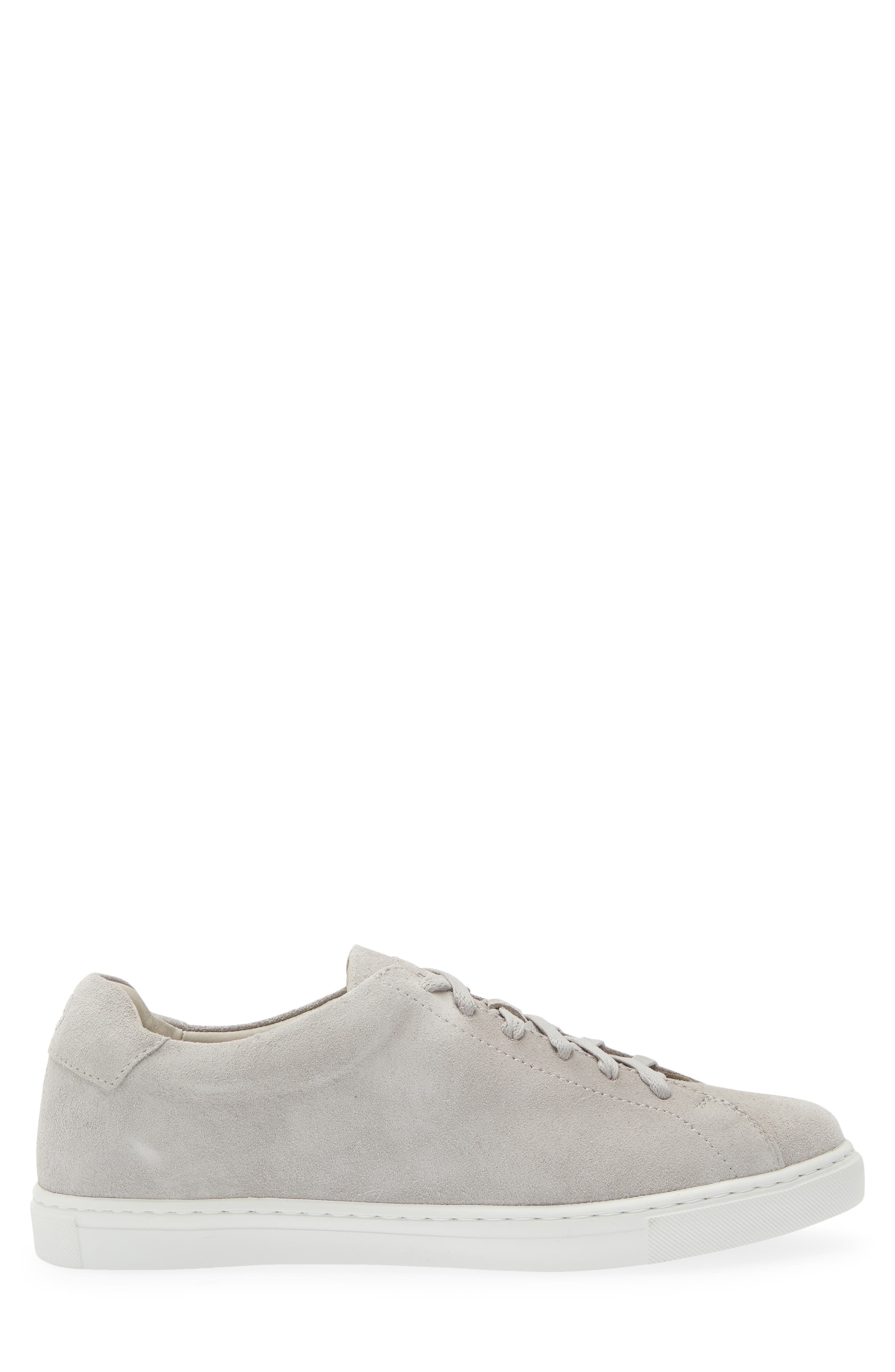 Peter Millar Vantage Lite Suede Sneaker, Alternate, color, Pearl Grey