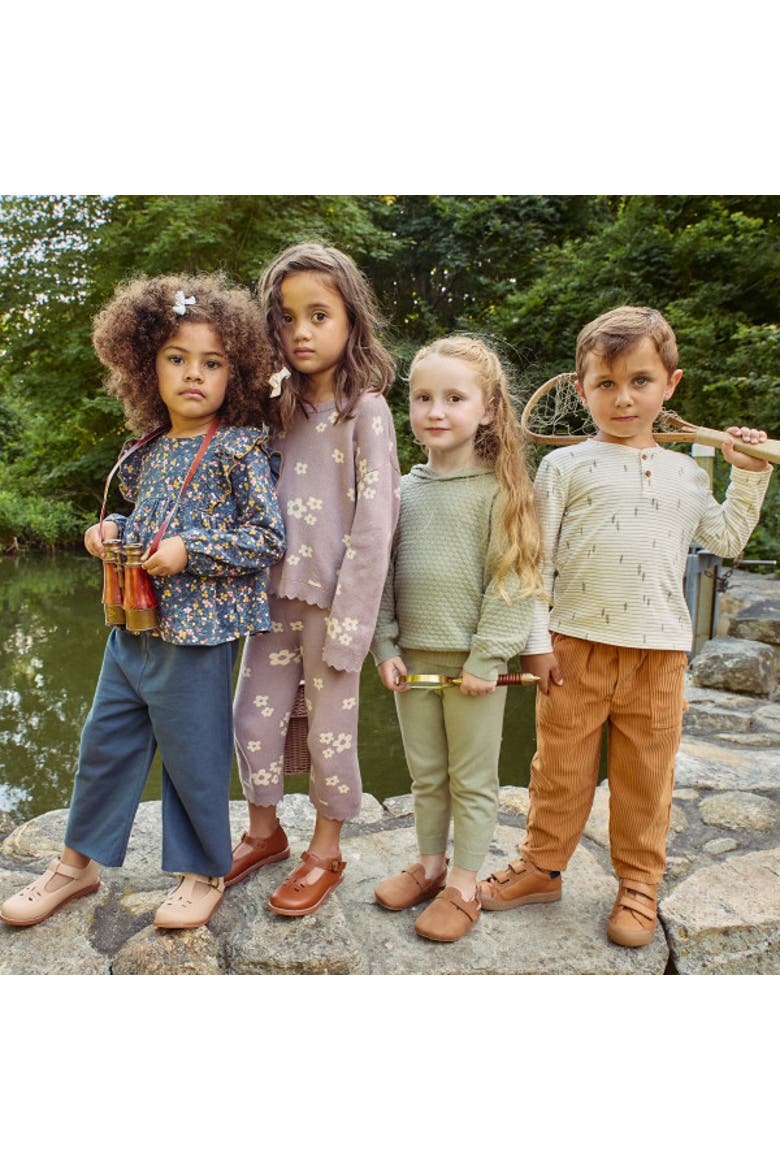 Henley Shirt & Pant Set, Alternate, color, Light Beige Trees