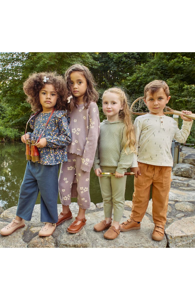 Modern Moments<sup>™</sup> by Gerber Henley Shirt & Pant Set, Alternate, color, Light Beige Trees