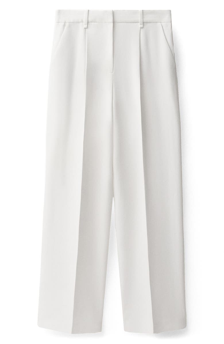 MANGO Wide Leg Suit Pants, Alternate, color,