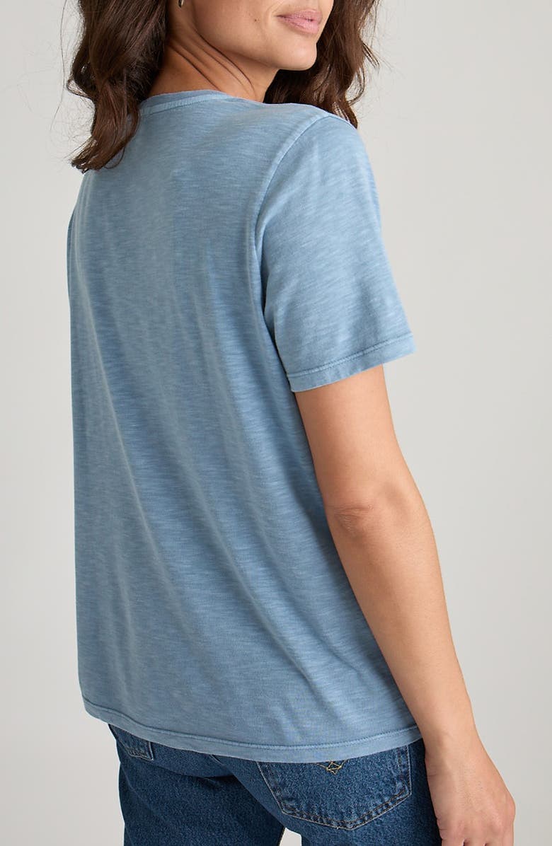 Marine Layer V-Neck Slub T-Shirt, Alternate, color, Coronet Blue