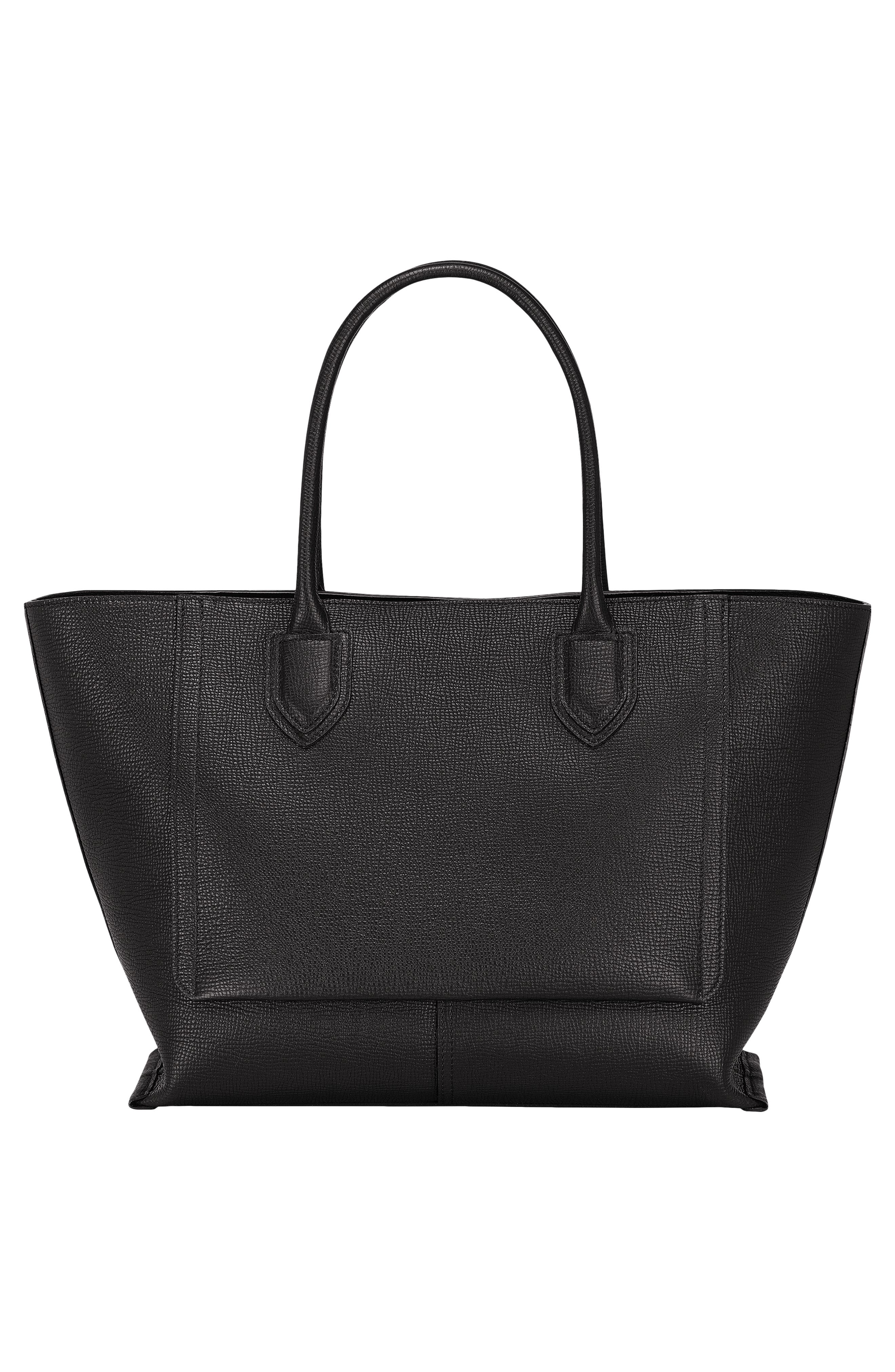 Longchamp Large Mailbox Leather Top Handle Bag, Alternate, color, 