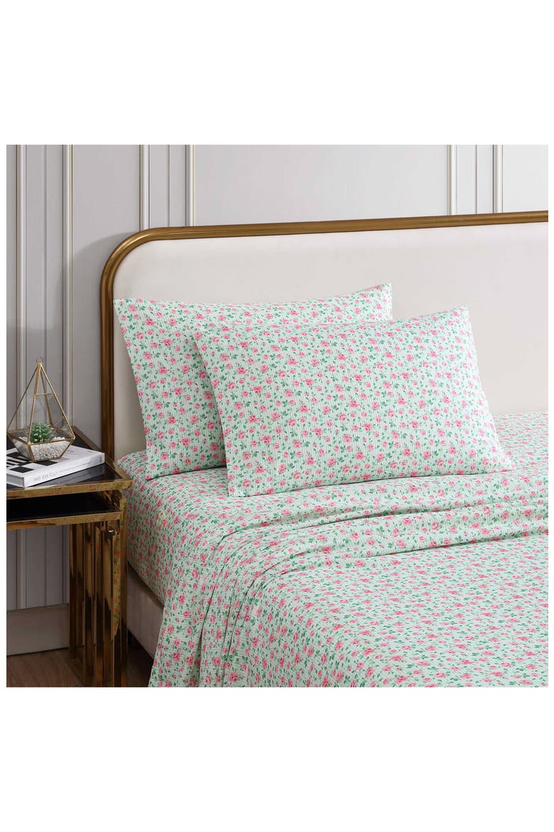 Flower Fun Sheet Set, Alternate, color, PASTEL GREEN