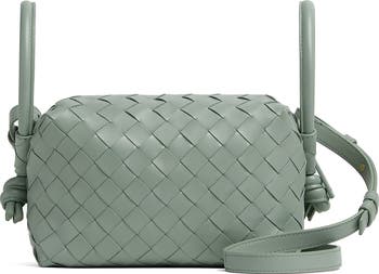 Bottega Veneta Small Loop Intrecciato Leather Crossbody Bag