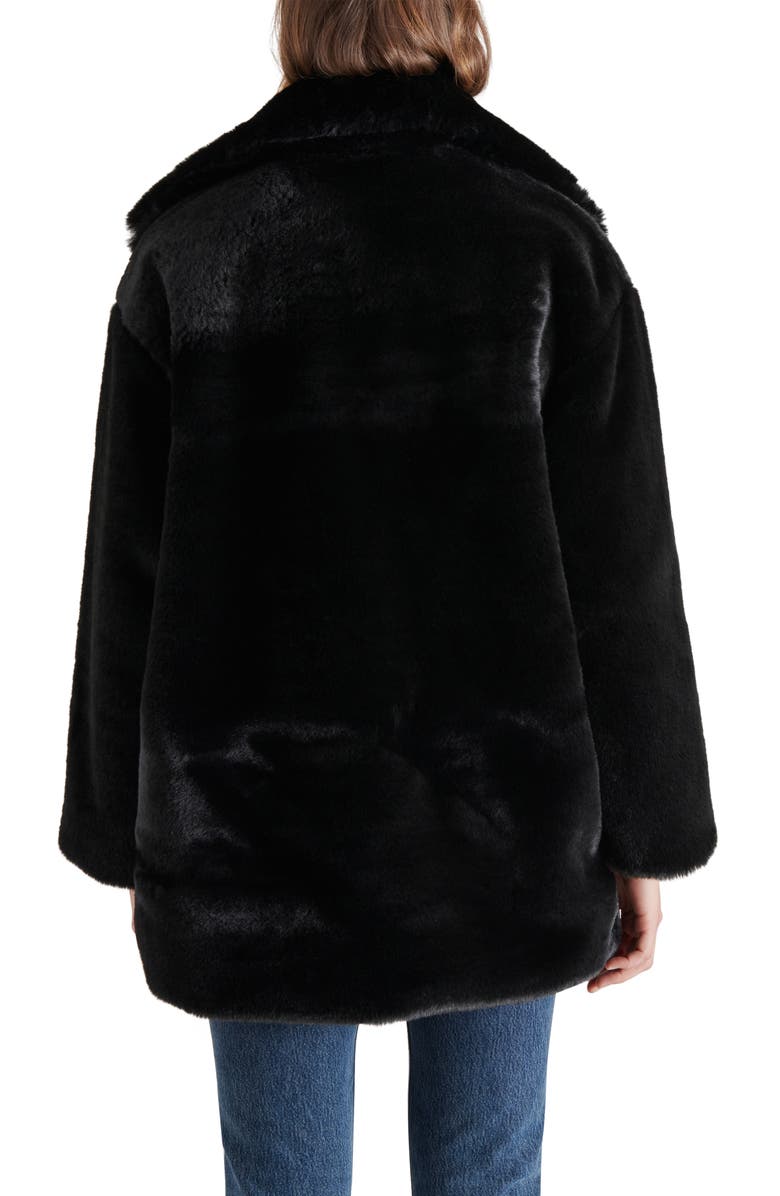 Steve Madden Faux Fur Snow Coat, Alternate, color, 